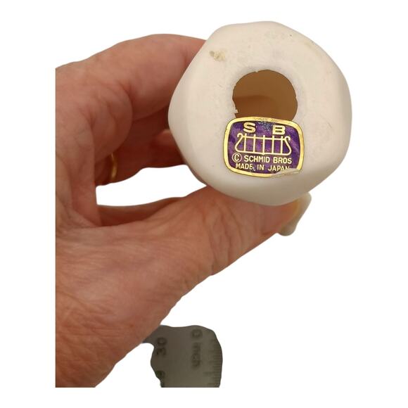 Schmid Bros 1950-1960's Porcelain Christmas Carolers Choir Boys Angels Set Of 4 - Picture 9 of 9